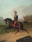 Constantin Lecca, Portrait of a Romanian cavalry officer
